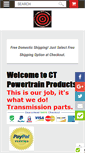Mobile Screenshot of ctpowertrain.com