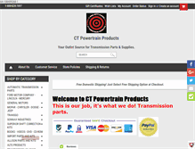 Tablet Screenshot of ctpowertrain.com